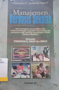 MANAJEMEN BERBASIS SEKOLAH