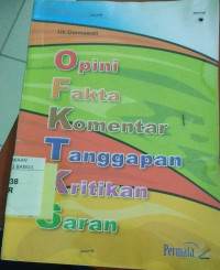 Opini Fakta Komentar Tanggapan Kritikan Saran