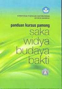 Panduan kursus Pamong Saka Widya Budaya Bakti