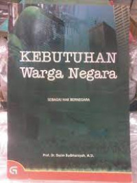 KEBUTUHAN Warga Negara